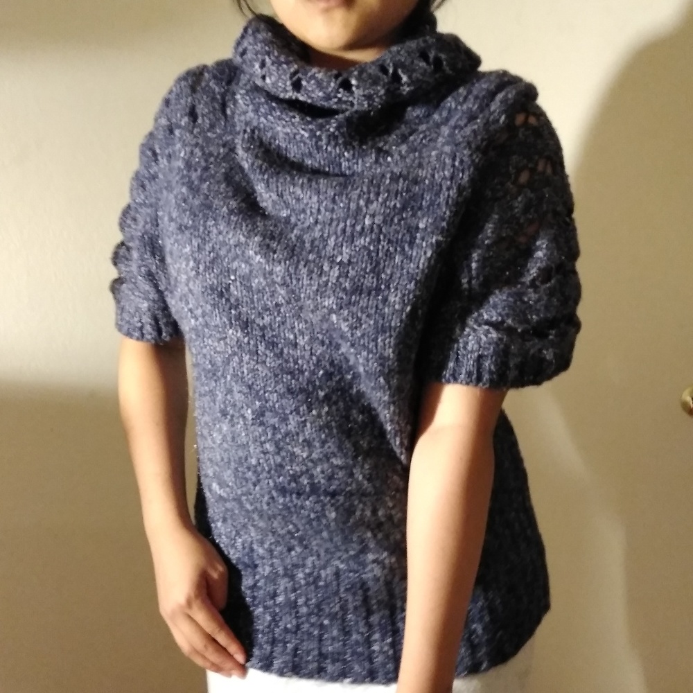Blue knit tee - Picture 4 of 5